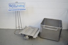 Tote Bin Eurobin Stainless Steel 200 Litre Removable base 4 Available FREE P+P