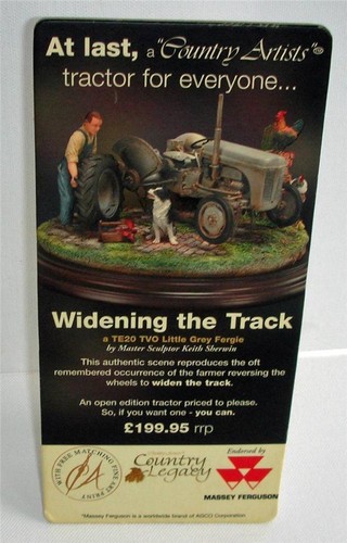 Old shop card advertising sign