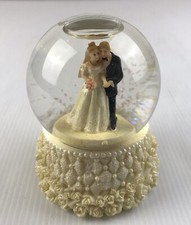 Vintage Wedding Snow Globe
