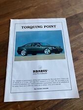Original 1997 Brabus E Class Coupe W210 AMG Magazine Advert Frame Ready Retro .