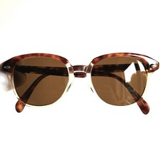 PERSOL RATTI Meflecto vintage sunglasses brown 833 crystal lens