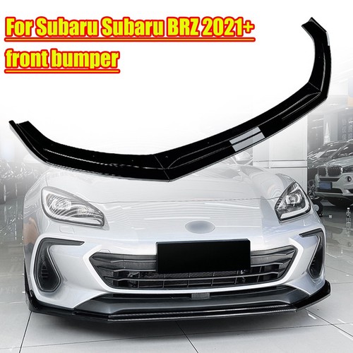 Glossy black front bumper - front,