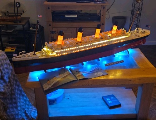 Lego titanic 10294 building - titanic,