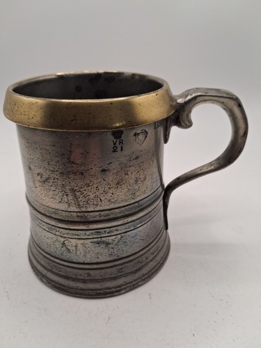 Georgian pewter one pint - georgian,