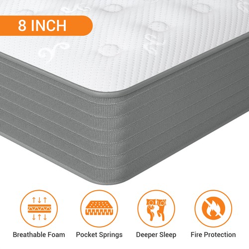Hybrid sprung mattress comfort - hybrid,