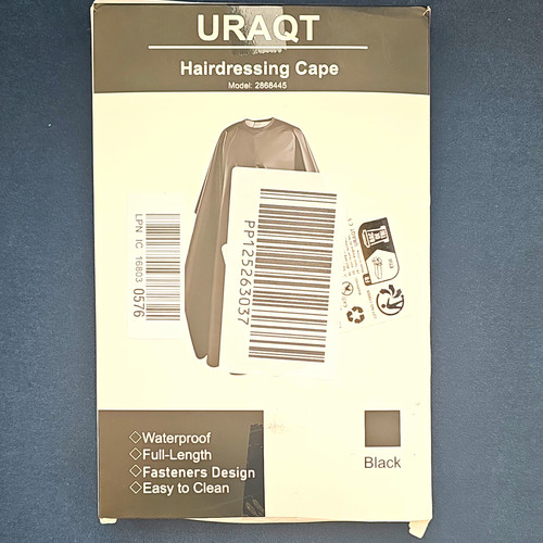 Uraqt hairdressing cape black - cape,
