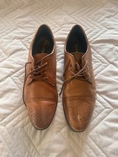 Topman Men’s Tan/Brown, Lace up Brogue Shoes, Size:UK9/EU43