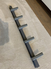 HAY Beam Coat Hook Rack Wall Grey Rrp £167 Rare 