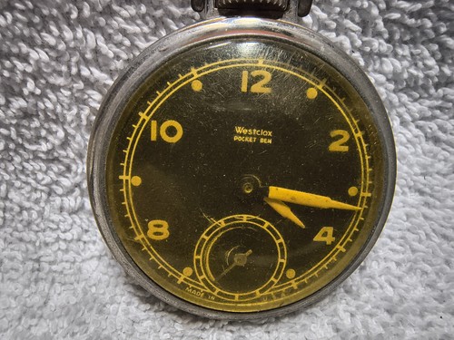 Westclox wind pocket watch - westclox, up