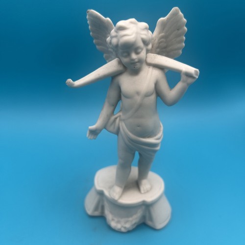 Vintage parian ware cupid - parian,