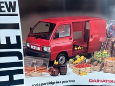 The Daihatsu Hijet Van & Pickup Car Sales Info Brochure Sheets Frameable x2