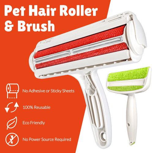 Reusable pet hair remover - hair, &