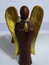 Hati Hati Hand Carved In Bali Wooden Angel  'Guardian'