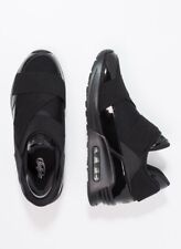 BUFFALO Black Trainers Sneakers Shoes Sport SIZE 4 Platform Slip On Slip-on