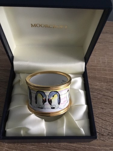 Moorcroft enamel napkin ring - moorcroft,