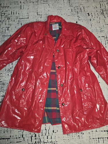 Vtg hook red vinyl - red,