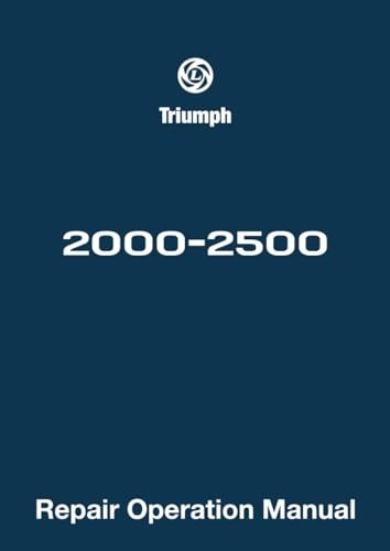 Triumph 2000 2500 repair - 2000-2500,
