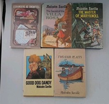 5 Malcolm Saville Hardbacks all ex library