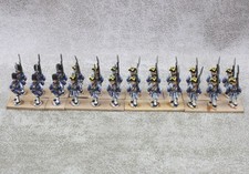 28mm Seven Years War metal FRENCH INFANTRY x24 Well Painted 7YW Front Rank 31144