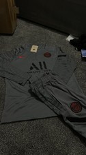 Nike PSG Tracksuit Grey Medium