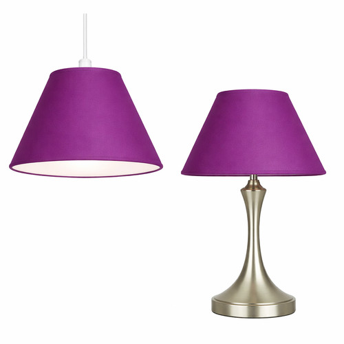 Cotton coolie lampshade - coolie,