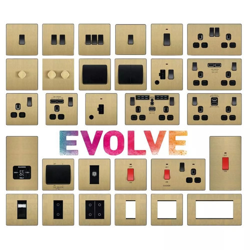 Evolve satin brass - satin,
