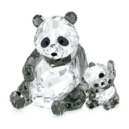 Swarovski panda mother with - panda,
