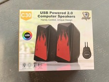 SOULION C30 Bluetooth PC Speakers for Desktop Computer, Monitor, Laptop, Gaming