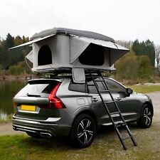 Car Roof Top Tent Large Hard Shell Box Pop Up Bunk Camping Ladder 2-3 Person