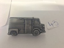HY Van 3D pin badge car pewter