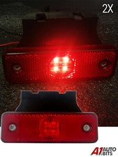 2X 24V Led Red Side Marker