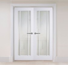 Internal glazed french - , doors