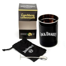 Jack Daniels No7 Cocktail Kit Tin Mug Home Bar Pub Drink Christmas Gift Set