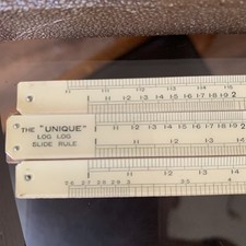 Vintage unique log - 'unique', slide