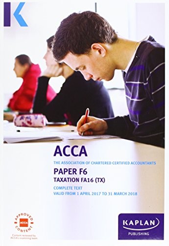 Acca taxation fa2016 - taxation,