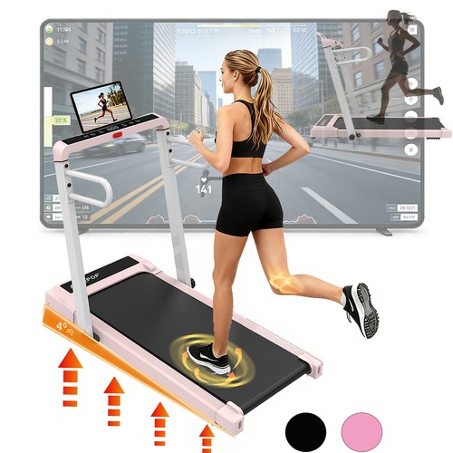 Folding treadmill with - 4-in-1,