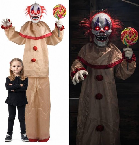 Halloween animatronic clown - halloween,