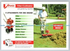 D301232 Mantis Tiller Cultivator and Gardening Machine 9 Attachments for One Eng