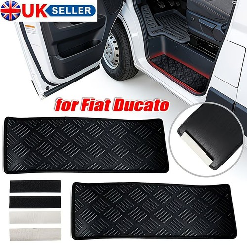 Rubber cab entry step mats - cab,