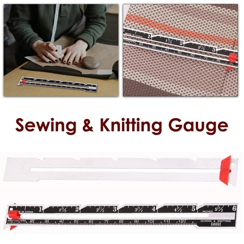 Sewing and knitting - knitting, gauge