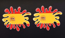 SPANISH Flag Paint Splat Car