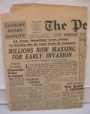 Two original newspapers  from