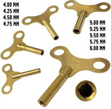 RADIATOR KEY SOLID BRASS PLUMBING BLEED AIR SQUARE KEY 9 SIZES 4 - 6MM