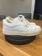 Mens White Zara Trainers Size EUR 43 Good condition