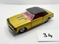 VINTAGE CORGI TOYS # 338 CHEVROLET CAMARO SS 350 GOLDEN JACKS DIECAST MODEL MINT