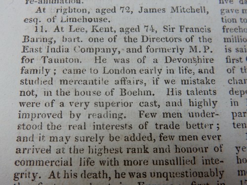 Sir francis baring - francis,