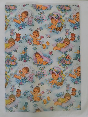 Vintage gift wrapping - wrapping, paper