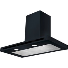 Rangemaster HLTHDS90BL/ Hi Lite flat 90cm chimney hood