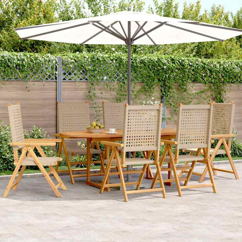 Garden dining set 7pc - , beige