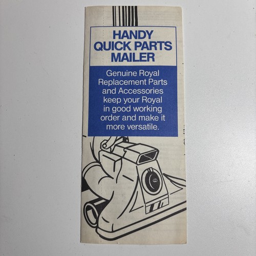 Royal vacuum handy parts - royal,